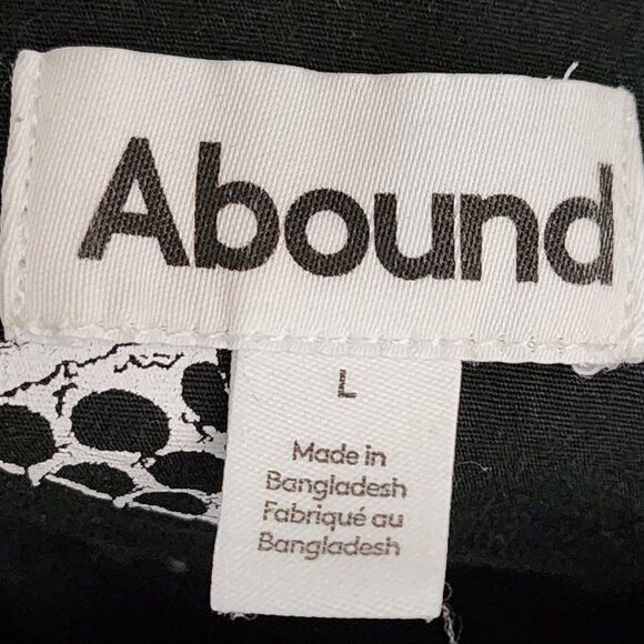 Abound Black Pizza Slice Print Cotton Stretch Short Sleeve Shirt - Picture 4 of 5